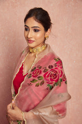 Tara Tan Organza Silk Dupatta